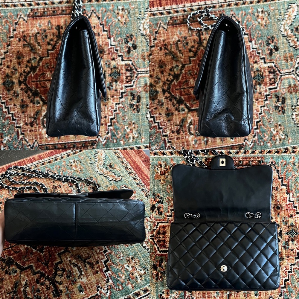 Chanel Classic Jumbo Black Single Flap Bag - Picture 6 of 10